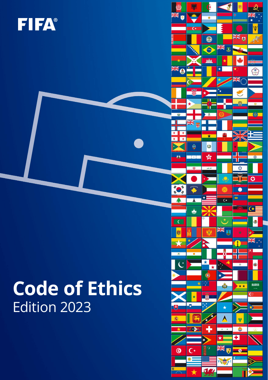 First page of the FIFA Code of Ethics PDF (2023 edition)
